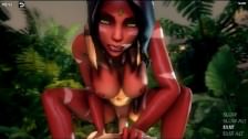 Nidalee 3D hentai game (League of Legends)