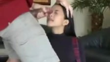 Cute Asian pornstar taking a huge cum facial 