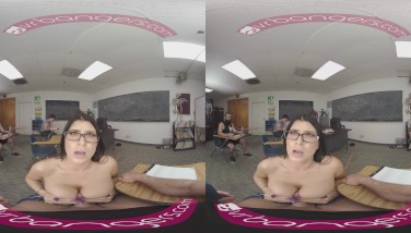 VRBangers Sexy Teacher Romi Rain Getting Rammed By A Sexy Stud VR Porn